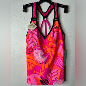 Zeroxposur Women’s Racerback Tanktop Running Jogging Tank Swim NWT Retails $54